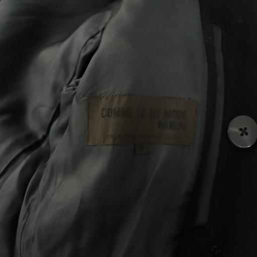 コムサデモードメン COMME CA DU MODE MEN メルトンPコート M ネイビー