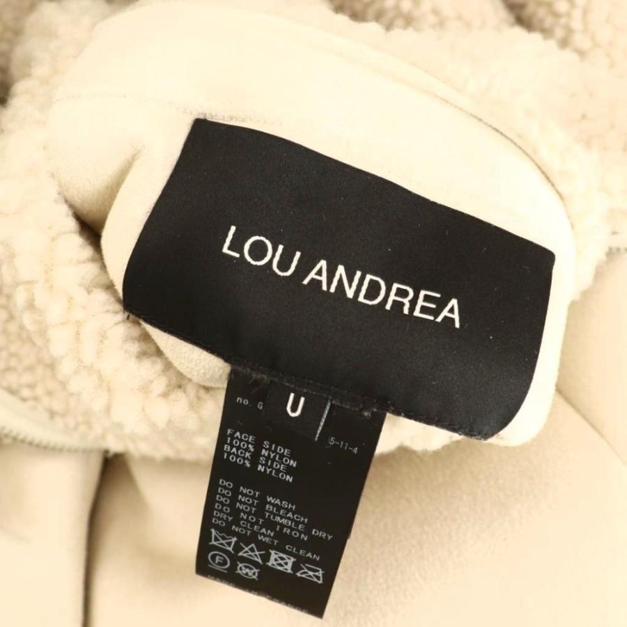 【中古】ルーアンドレア L'Appartement取り扱い 23AW Fake Hood Coat コート アウター フード リバーシブル U ルーアンドレア Lou Andrea L'Appartement取り扱い 23AW Fake Hood