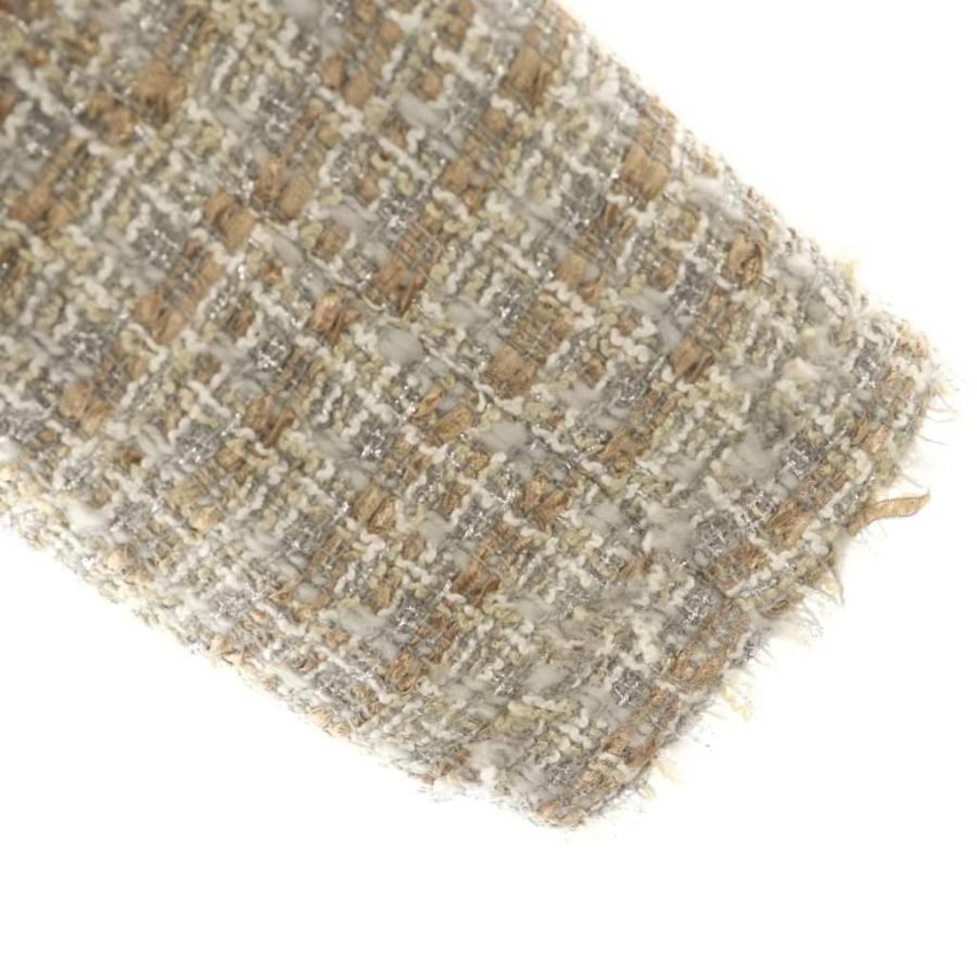 マカフィー MACPHEE トゥモローランド ラメツイードジャケット 36