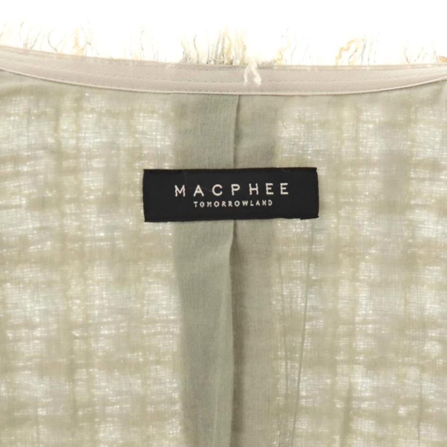 マカフィー MACPHEE トゥモローランド ラメツイードジャケット 36 マルチカラー /DO ■OS レディース