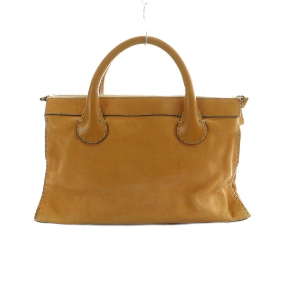 Chloe（クロエ） エディス ハンドバッグ レザー ベージュ 02-06-53 /MI