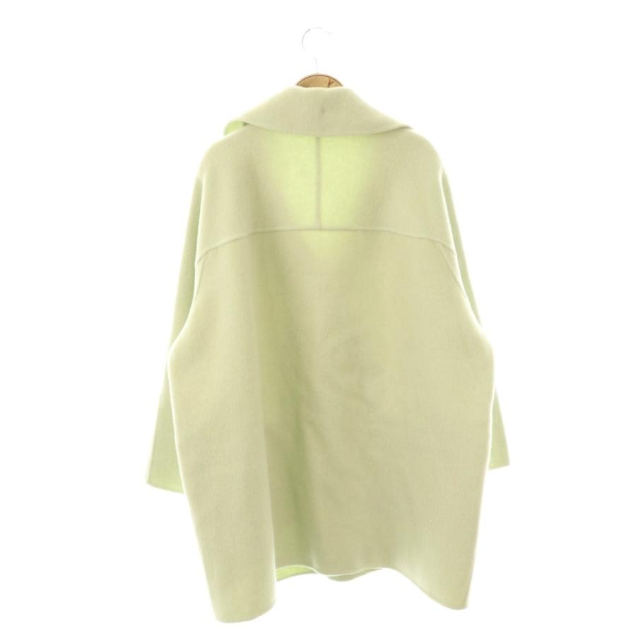 ミラオーウェン Mila Owen 23AW 衿ストラップハーフ丈リバーPコート 0