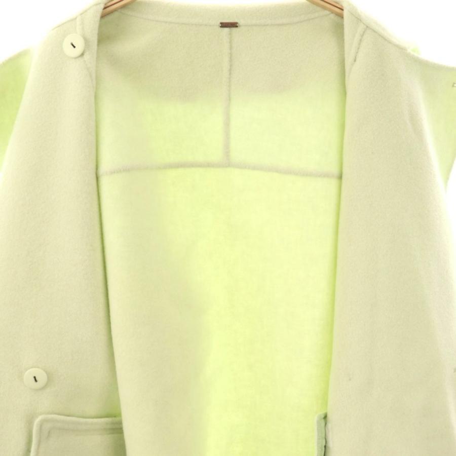 ミラオーウェン Mila Owen 23AW 衿ストラップハーフ丈リバーPコート 0