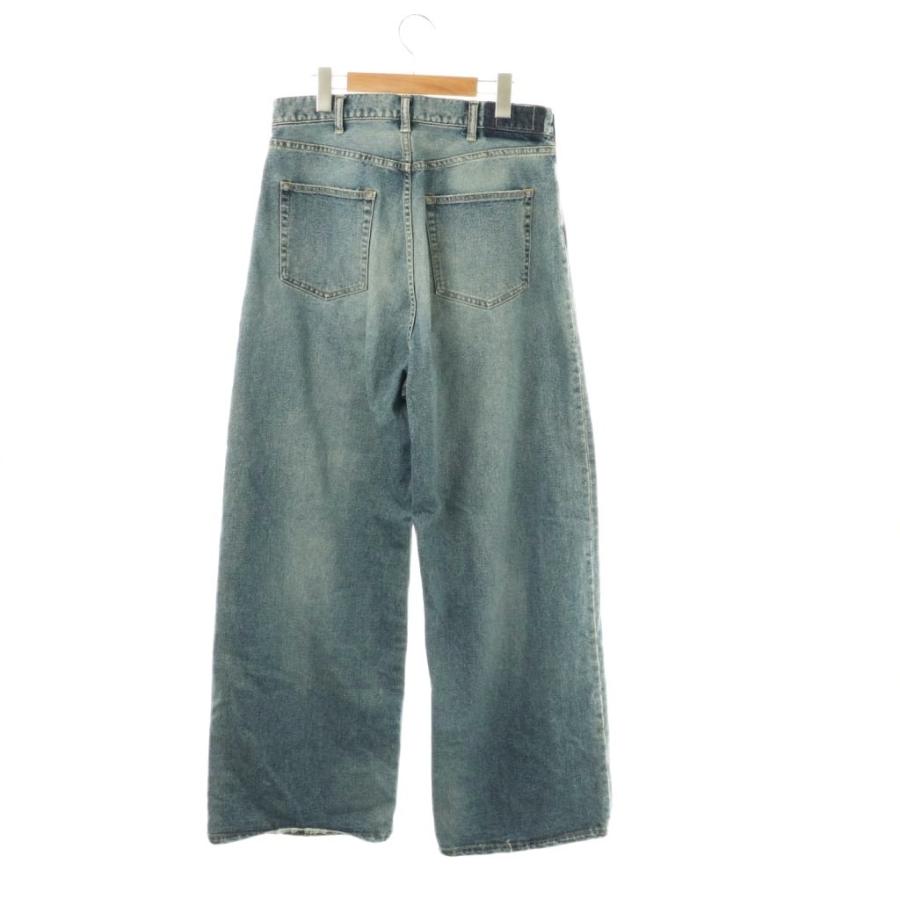 新品 THE NEWHOUSE ワイドデニム ブラックデニム パンツ XS ザニューハウス THE NEWHOUSE TNH NORMAN JEAN デニムパンツ ジーンズ