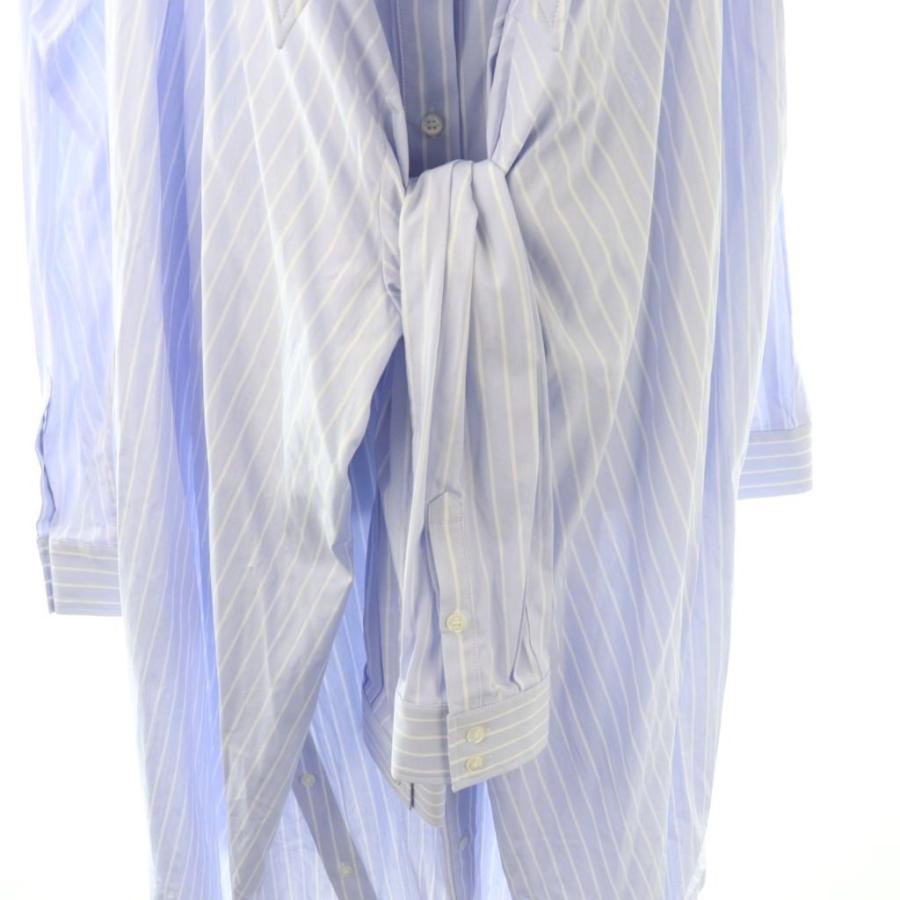 シモーネロシャ Simone Rocha コットンストライプシャツワンピース  