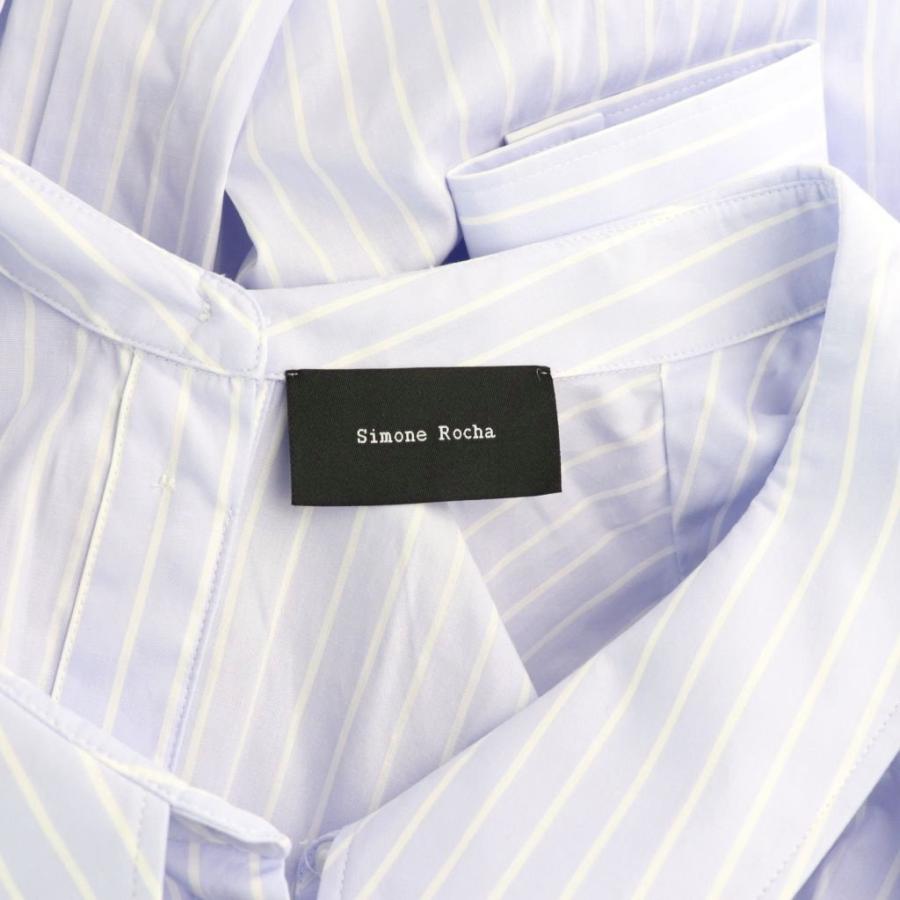 シモーネロシャ Simone Rocha コットンストライプシャツワンピース  