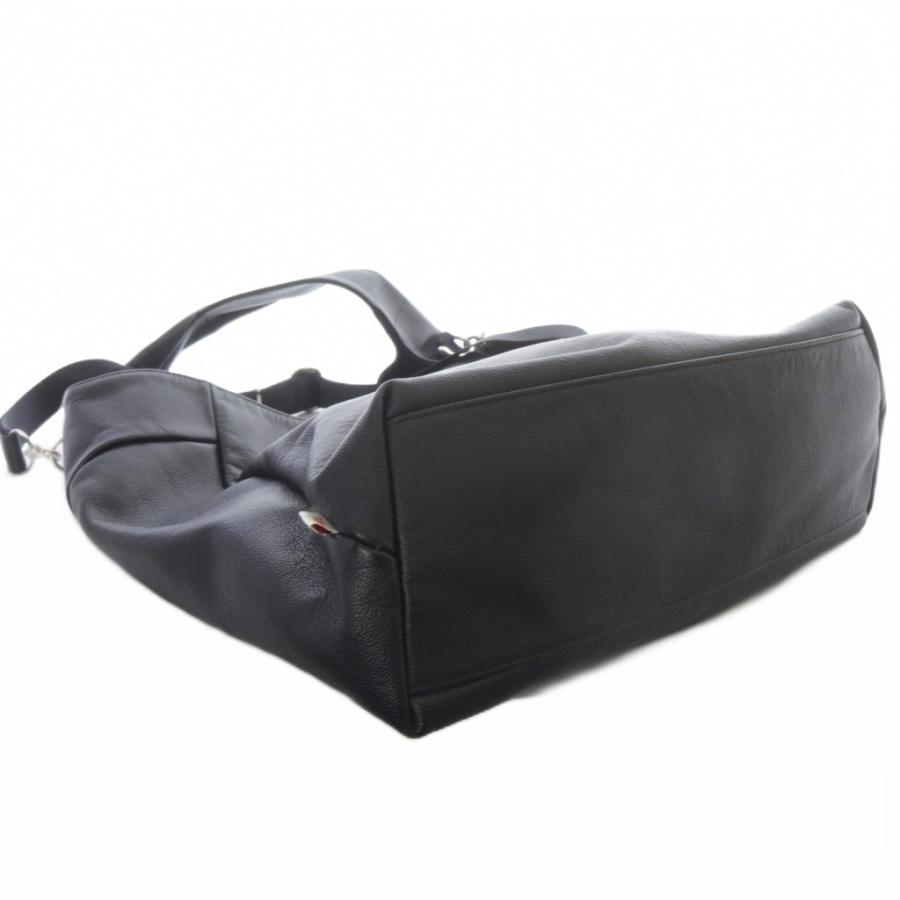【中古】ヌンク nunc Supermarket W.R.L 2WAY バッグ ショルダーバッグ レザー 黒 ブラック /SR ■SH レディース ヌンク nunc Supermarket W.R.L 2WAY バッグ ショルダーバッグ レザー