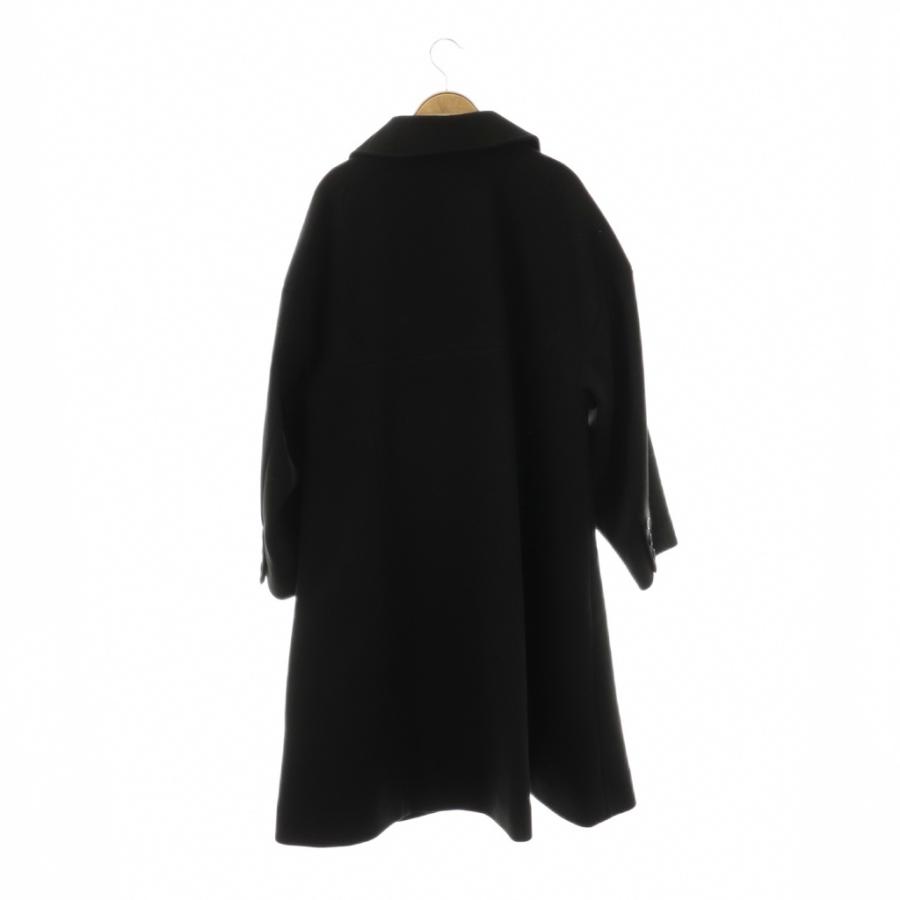 アンミヌ UNMINOU ラウンドカラー コート アウター 中綿 F ブラック  