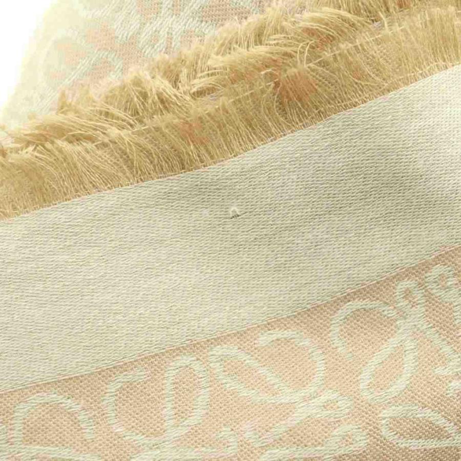 LOEWE（ロエベ） アナグラム ストール マフラー 花柄 ウール混