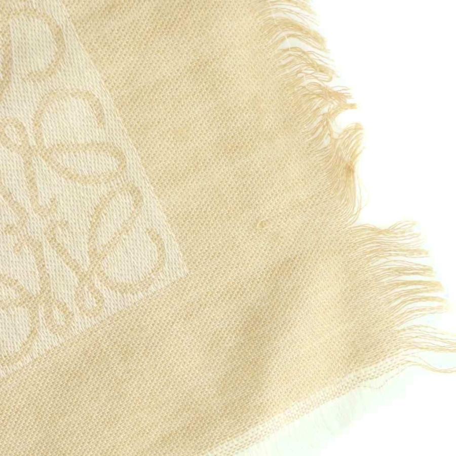 LOEWE（ロエベ） アナグラム ストール マフラー 花柄 ウール混