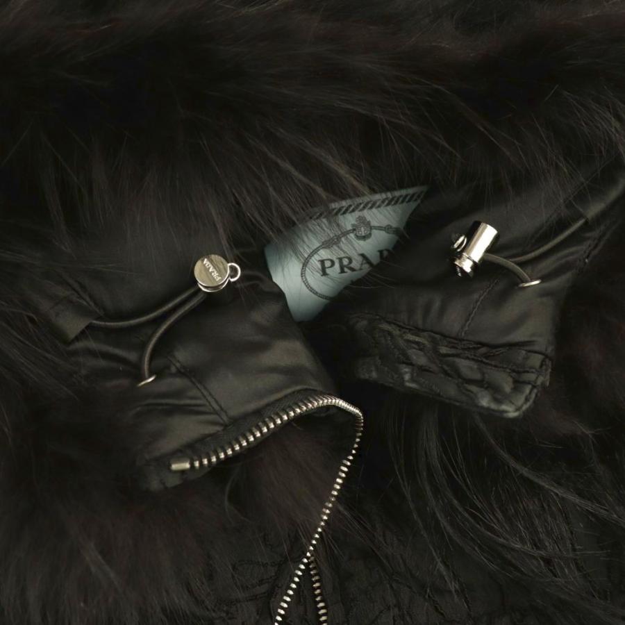 PRADA（プラダ） ファー ダウンジャケット アウター ジップアップ 38