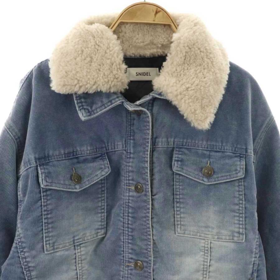 SNIDEL（スナイデル） SNIDEL 25SS 衿ボアコーデュロイブルゾン