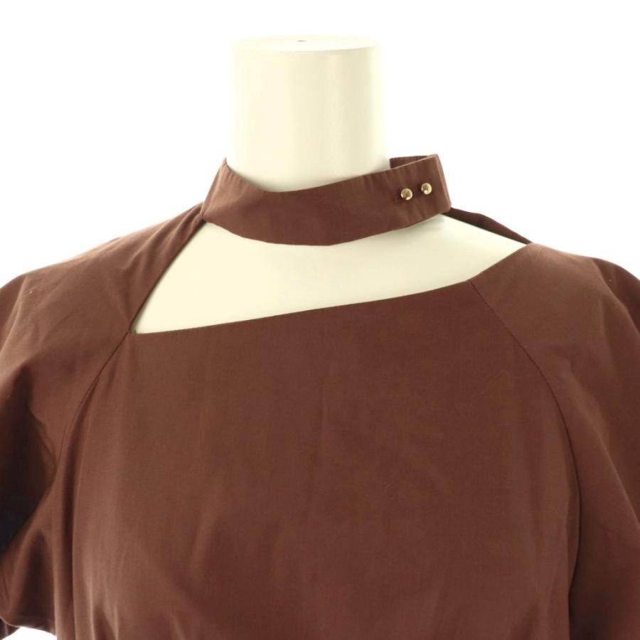 セルフォード CELFORD パフスリーブ ワンピース ロング 半袖 36