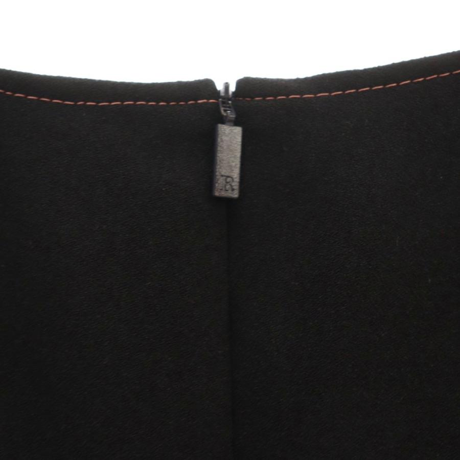 Rene（ルネ） ノースリーブ ワンピース ひざ丈 38 ブラック /DF □OS