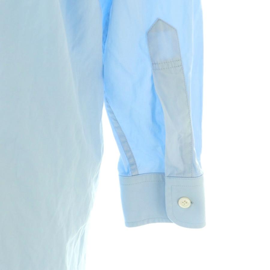 GUCCI（グッチ） 刺繍シャツワンピース ひざ丈 36 ライトブルー 660639