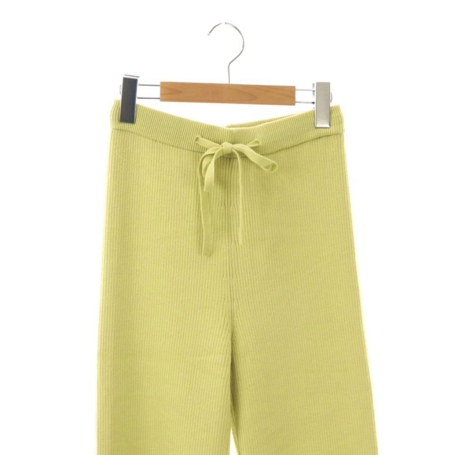 ヌキテパ NE QUITTEZ PAS! Wool Rib Pants ニットパンツ イージー