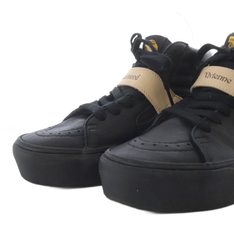 VIVIENNE WESTWOOD ブラック レザースニーカー 【公式通販】
