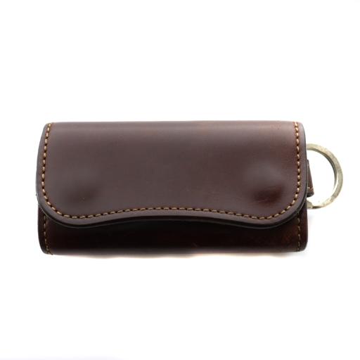 【中古】ワイルドスワンズ WILDSWANS クリッパー CLIPPER2 キーケース シェルコードバン 茶 ブラウン /SS ■OS ■AD ワイルドスワンズ WILDSWANS クリッパー CLIPPER2 キーケース シェル