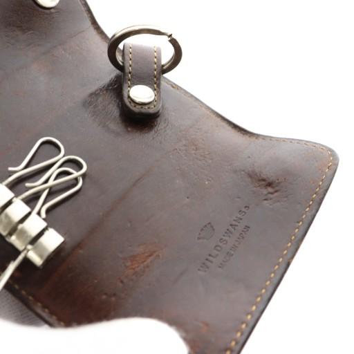 ★美品★ワイルドスワンズ キーケース クリッパー2 シェルコードバン ネイビー ワイルドスワンズ WILDSWANS クリッパー CLIPPER2 キーケース シェル