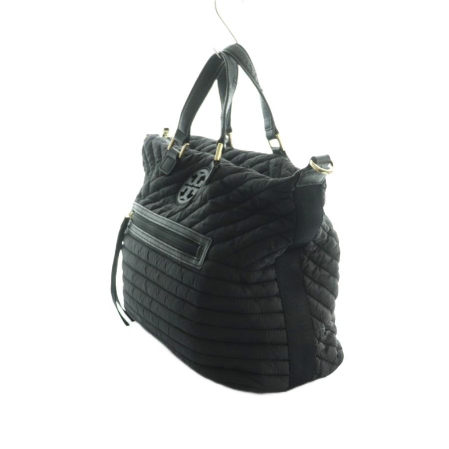 TORY BURCH（トリーバーチ） キルティングトートバッグ 黒 ブラック