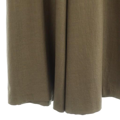 アナイ ANAYI ボリュームワイドパンツ ハイウエスト 34 ベージュ /MY