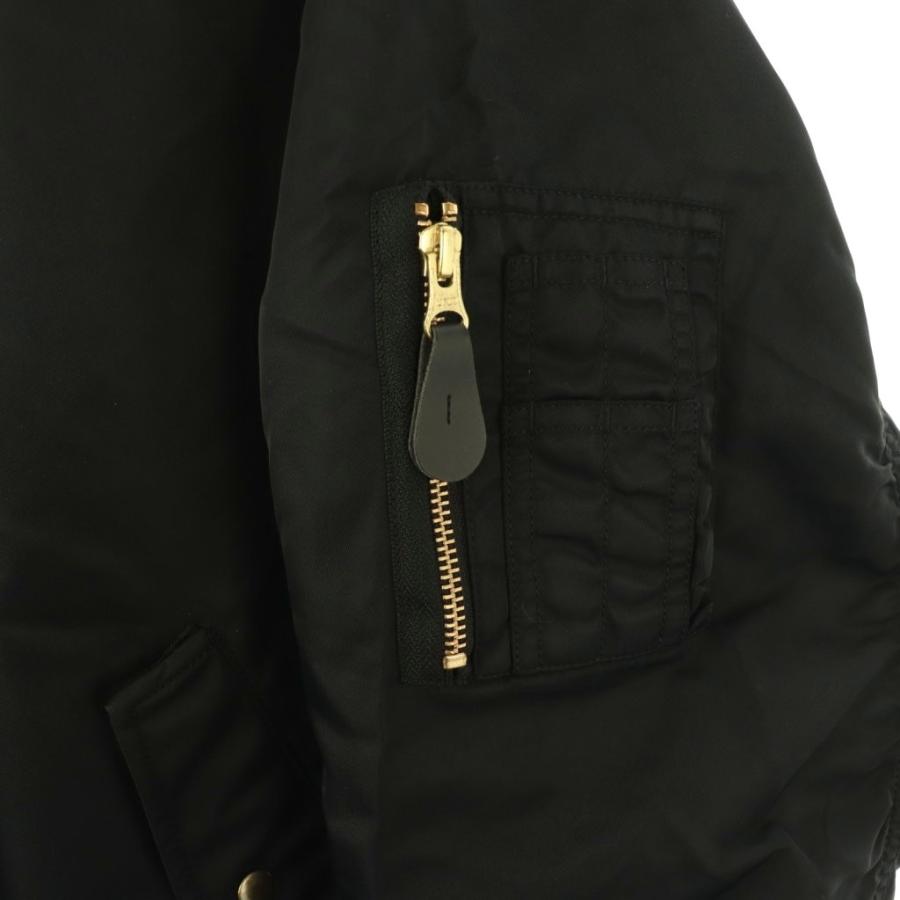 プラステ PLST MA-1ブルゾン ジャケット 中綿 S ブラック /HK □OS