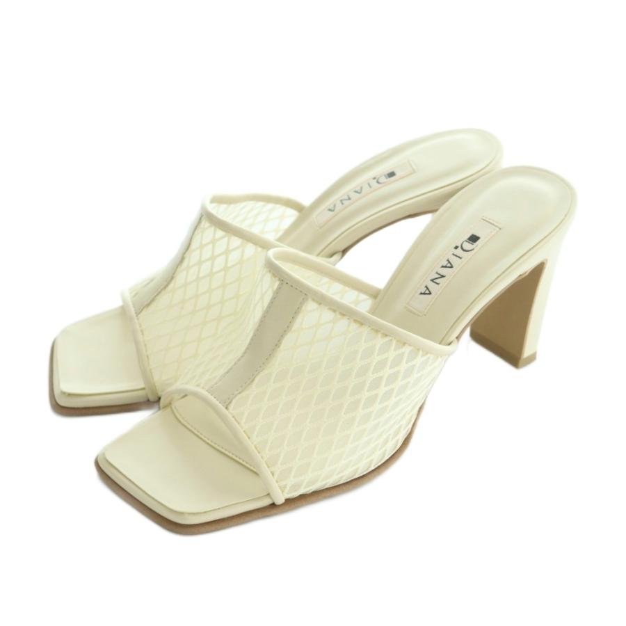 【美品✨】DIANA ダイアナ　ストリングミュールサンダル　リボン　Mサイズ 美品✨】DIANA ダイアナ ストリングミュールサンダル リボン Mサイズ