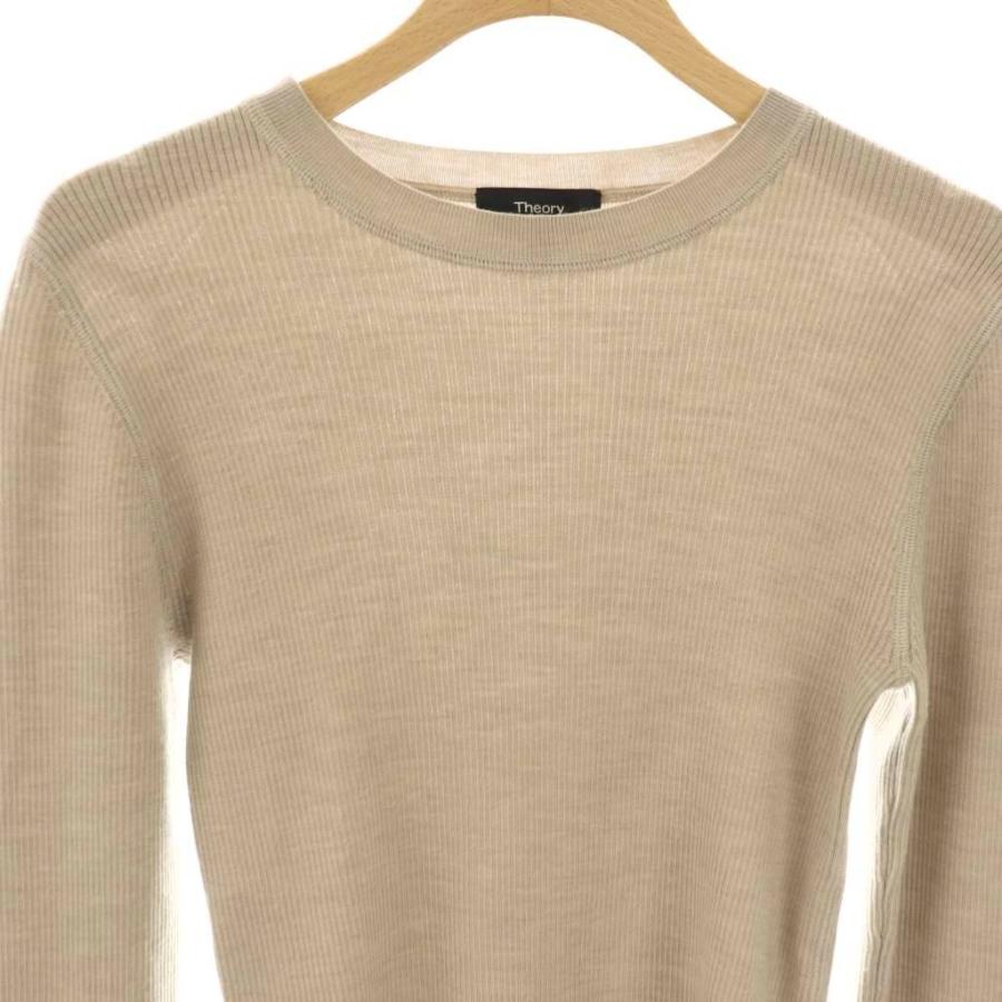 【新品・タグ付】theory regal wool milzi リブニット 新品・タグ付】theory regal wool milzi リブニット