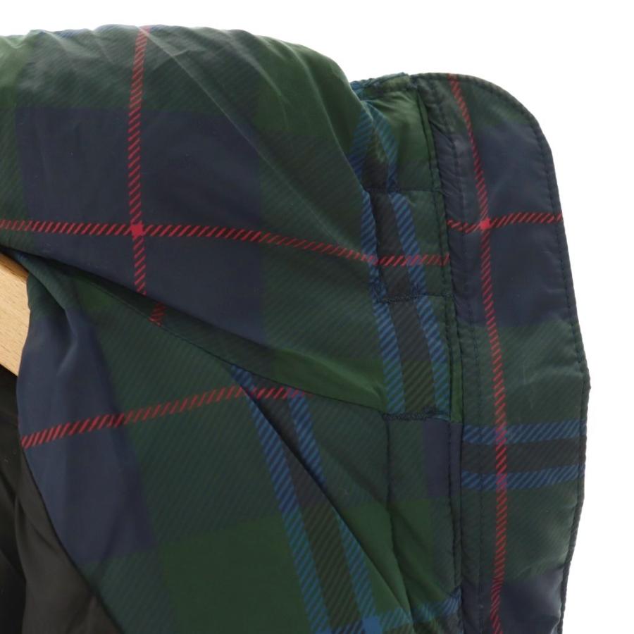 ローレンラルフローレン チェックビーデッドクレストダウンジャケット