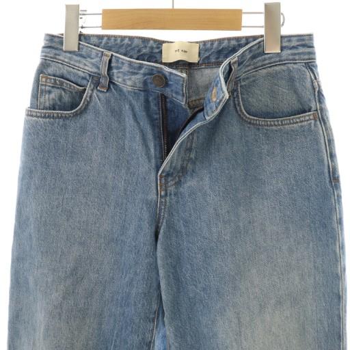 ザロウ THE ROW EGLITTA JEAN デニム パンツ ワイド 0 ライトブルー  