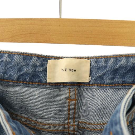 ザロウ THE ROW EGLITTA JEAN デニム パンツ ワイド 0 ライトブルー  