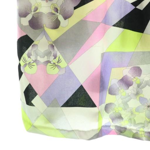 レオナールスポーツ LEONARD SPORT カンカン素材 総柄 ワンピース 半袖