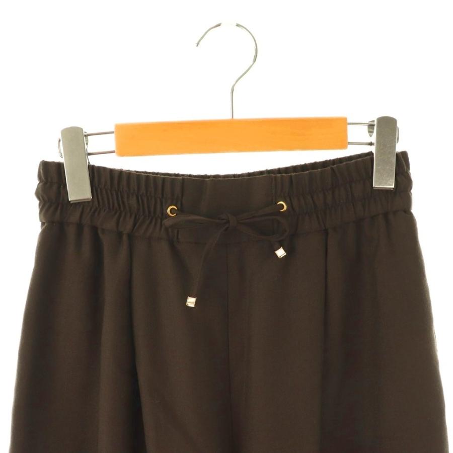 アパルトモン ドゥーズィエムクラス L'Appartement DEUXIEME CLASSE 24AW WOOL CARGO カーゴパンツ ワイドパンツ 36 ダークブラウン