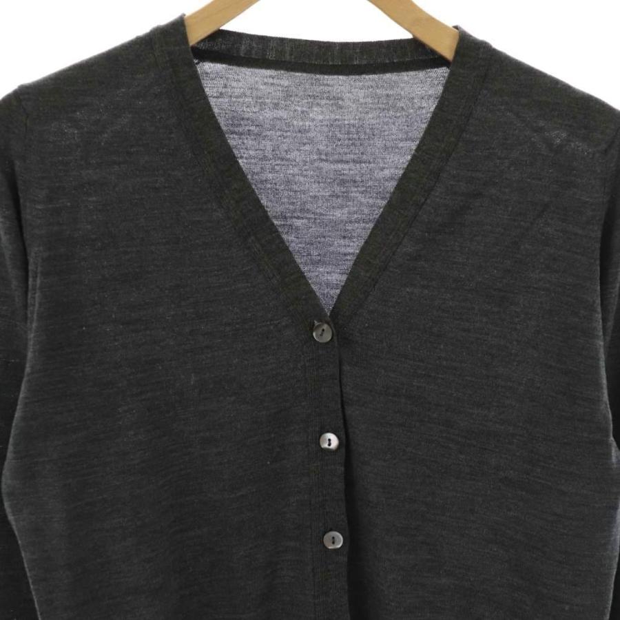 新品未使用　John Smedley カーディガン　S チャコールグレー　秋冬 ジョン スメドレー カーディガン チャコールグレー 新品未使用 John