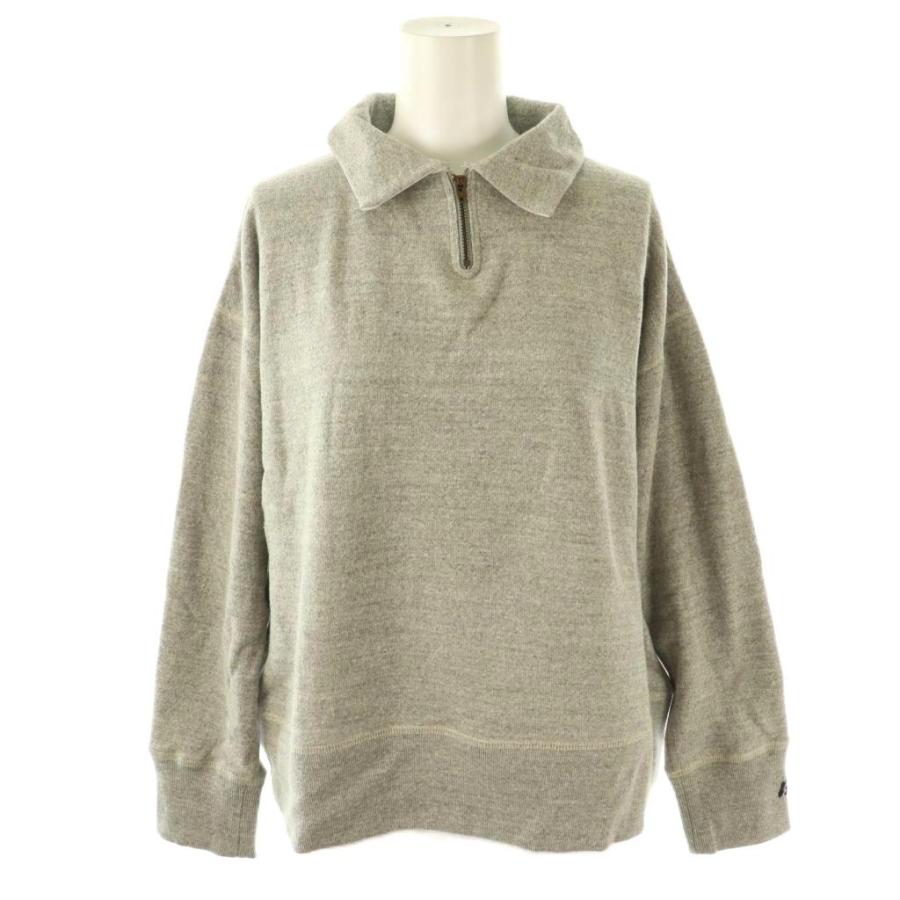 マディソンブルー MADISONBLUE 25AW HALF ZIPUP SWEAT スウェット