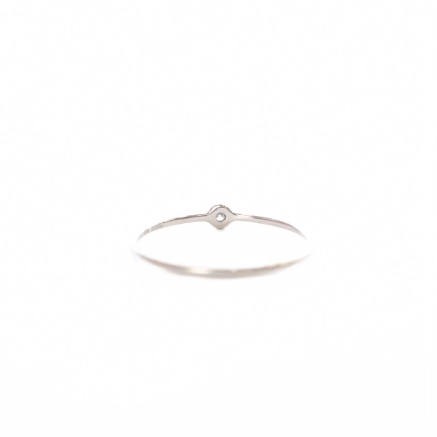 エテ ete 指輪 リング Pt900 0.03ct 9号 プラチナ /SR レディース