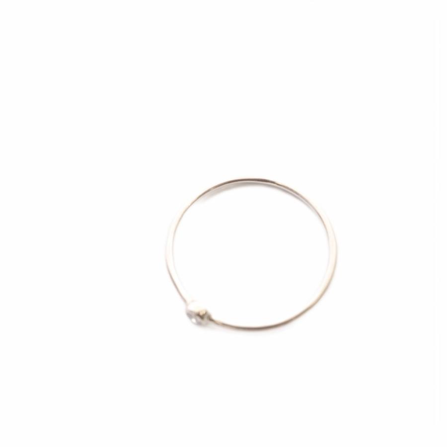 エテ ete 指輪 リング Pt900 0.03ct 9号 プラチナ /SR レディース