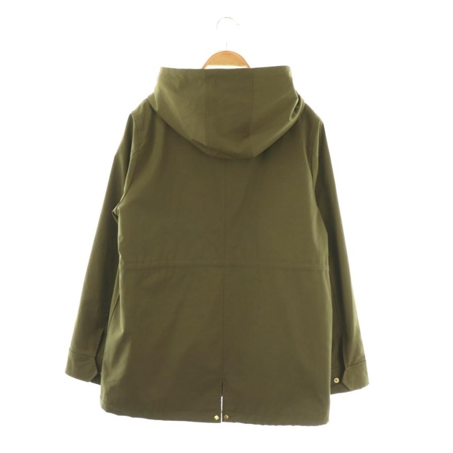 【新品】INDIVI 撥水ライナー付きショートフィールドコート　カーキ　40 INDIVI（インディヴィ） 【撥水】ライナー付きショートフィールド