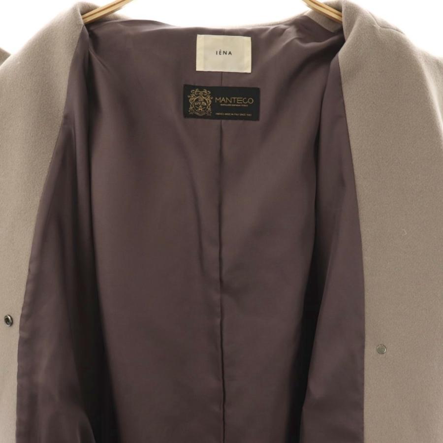イエナ IENA MANTECO チェスターコート アウター ウール 36 チャコール