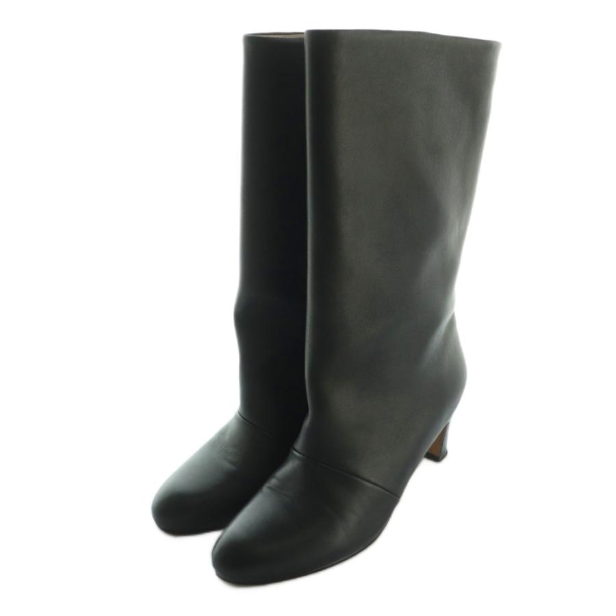 Spick&Span レメREMME 別注ミドルブーツ 37 未使用 レメ REMME 24AW ミドルブーツ Spick & Span別注 37 黒 ブラック /SS