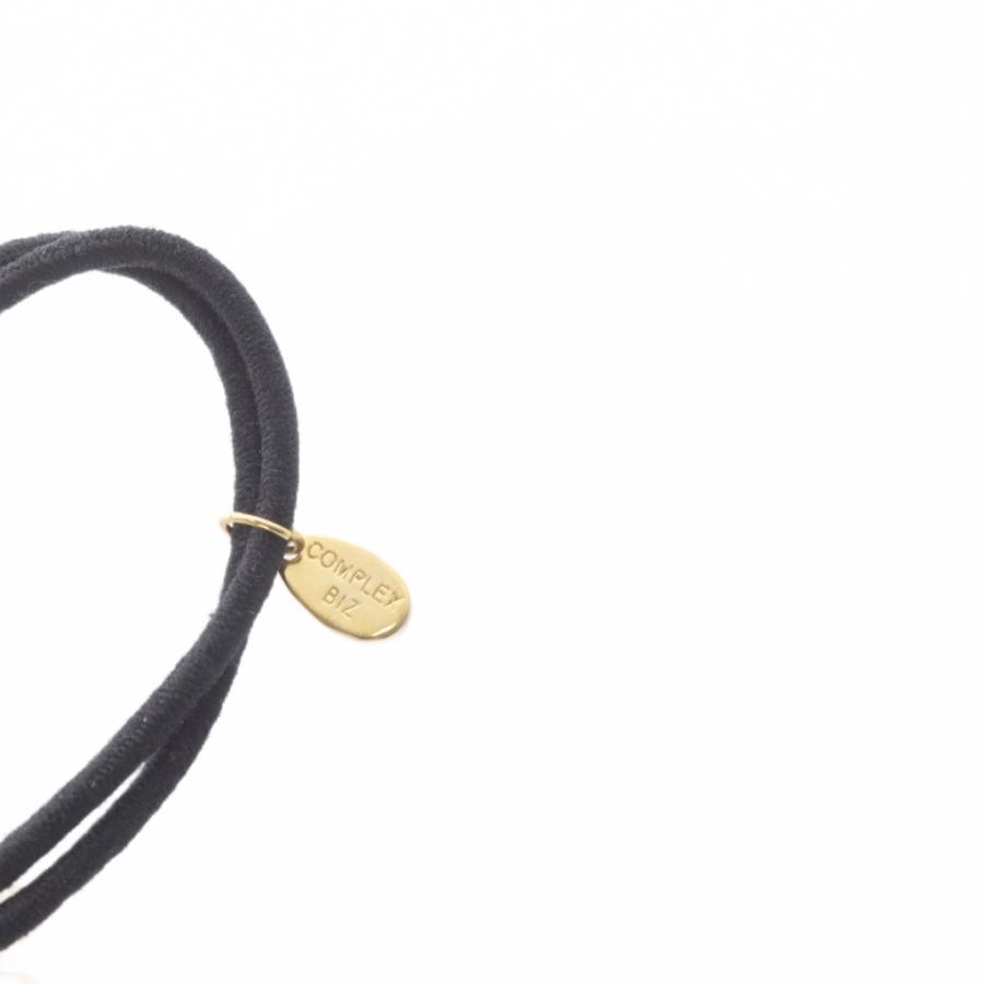Complex Biz◇コンプレックスビズ◇ヘアゴム◇新品未使用 コンプレックスビズ Complex BIZ ビジュー ヘアゴム 黒 ブラック 白