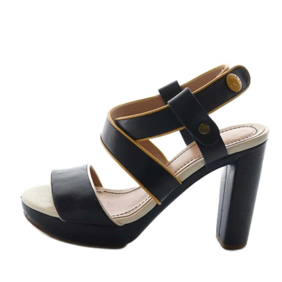 SEE BY CHLOE（シーバイクロエ） サンダル ストラップ レザー 紺