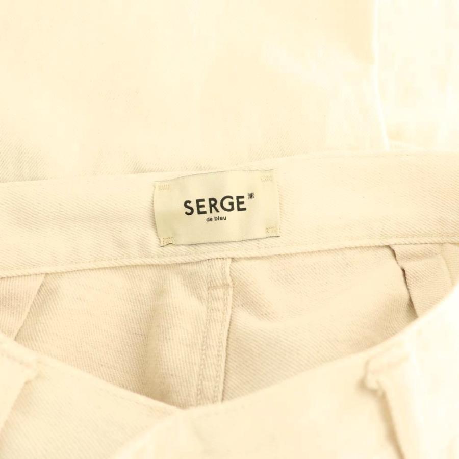 サージ SERGE de bleu デニムパンツ ペインターパンツ リネン混 24