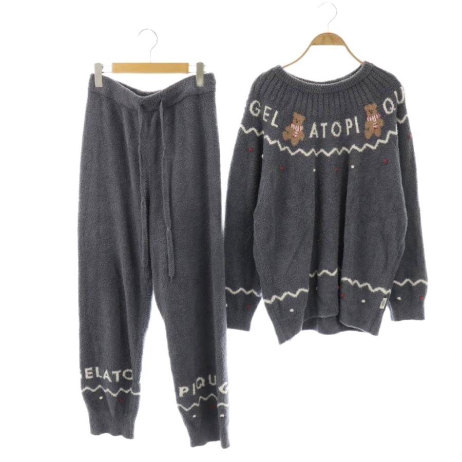 ジェラートピケ gelato pique 24AW HOLIDAY ノルディック プルオーバー