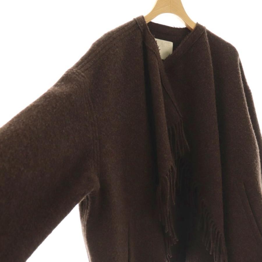 プラージュ Plage 23AW MANTECO フリンジ ポンチョ アウター 38