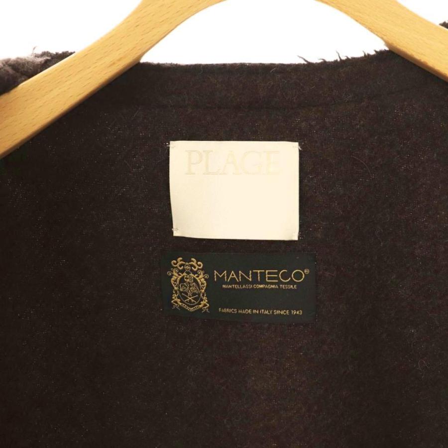 プラージュ Plage 23AW MANTECO フリンジ ポンチョ アウター 38