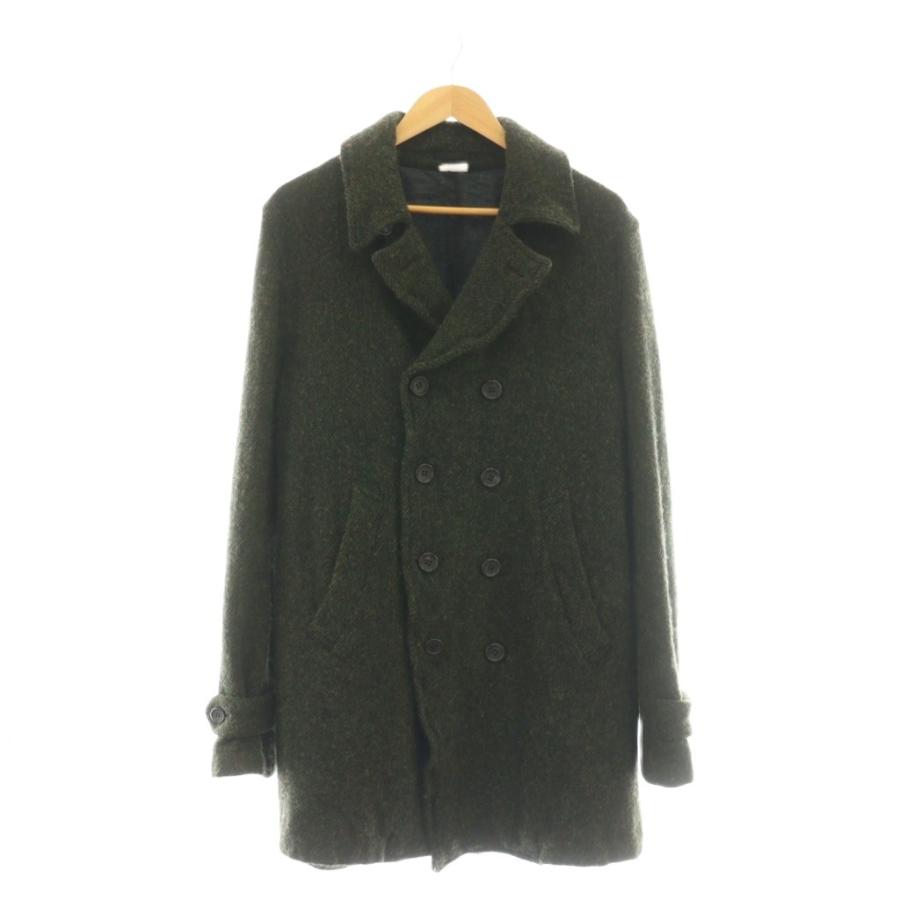 HOMME DEUX ブラック チェスターコート コムデギャルソンオムドゥ COMME des GARCONS HOMME DEUX ツイード