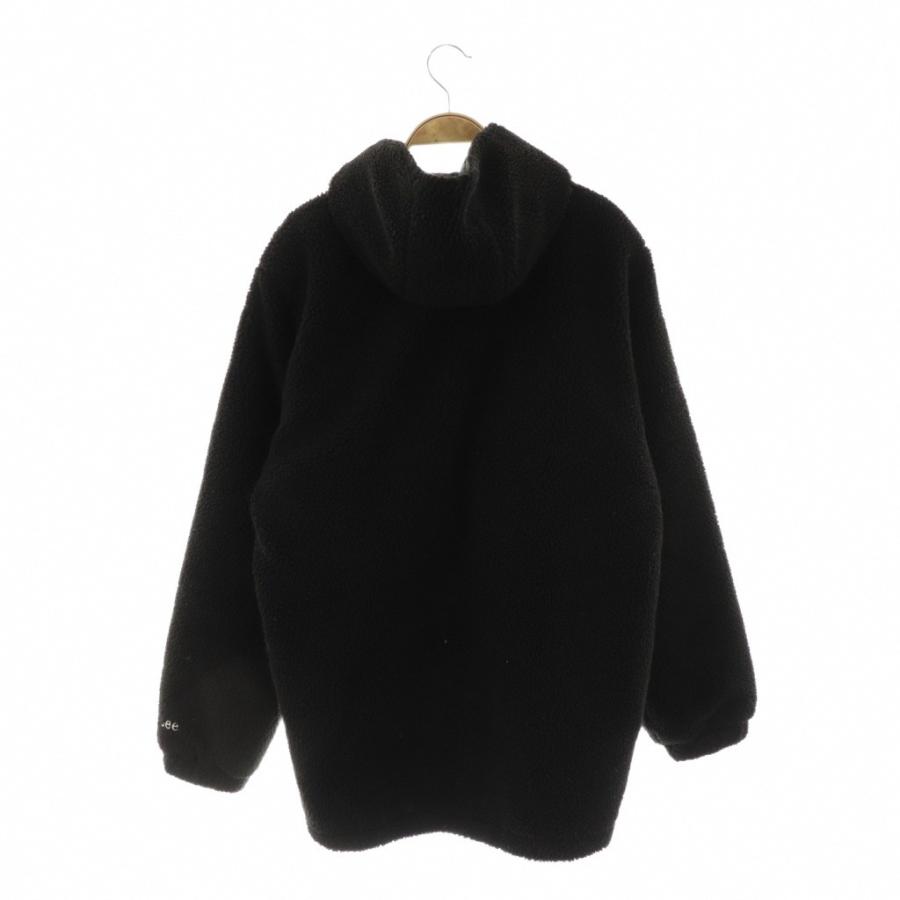 Lee（リー） ボアフリースジャケット フード付き M ブラック 黒 LB0412