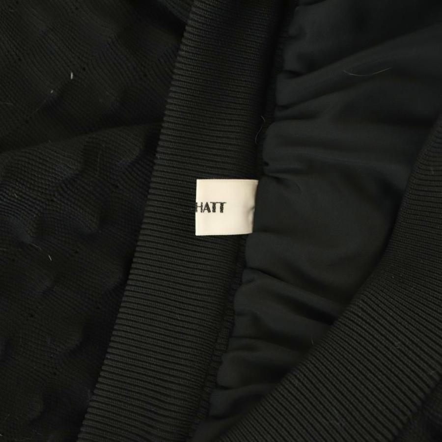 マチャット MACHATT 24SS ヘッジホッグスカート ロング タイト 黒 /NR