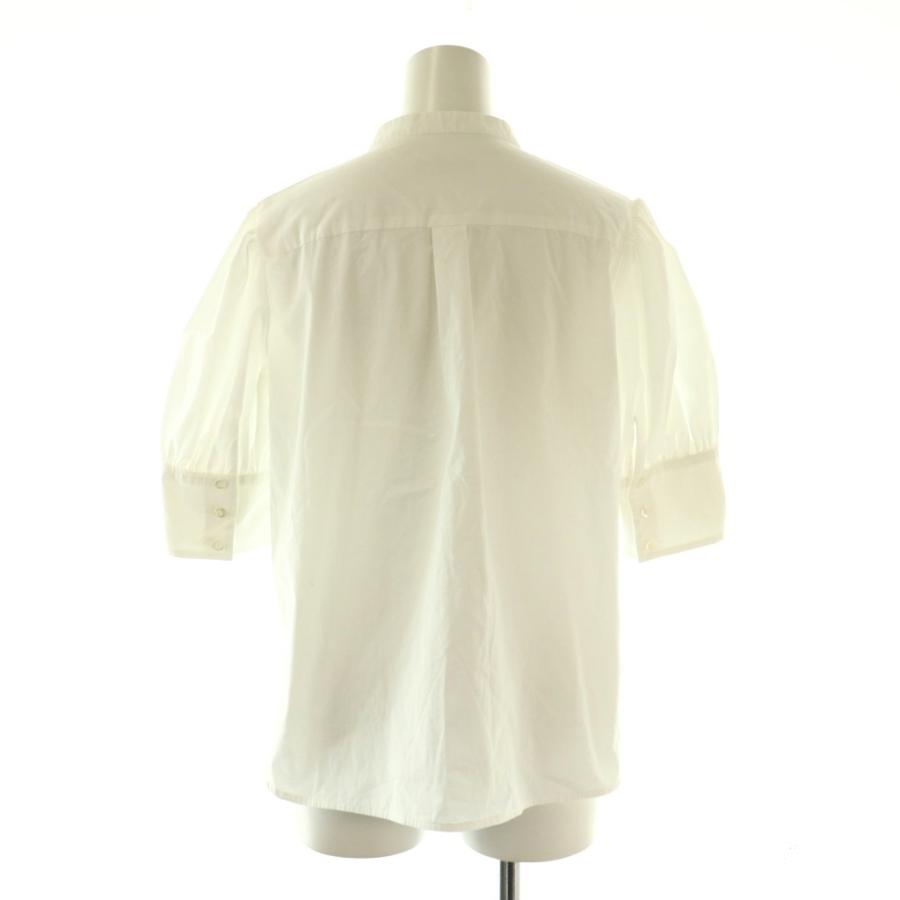 ヨリ yori 23SS ショートスリーブリボンブラウス シャツ 半袖 前開き